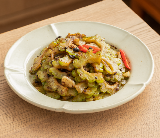 054-豆豉醬炒苦瓜 Stir-Fried Bitter Melon with Fermented Black Bean Sauce