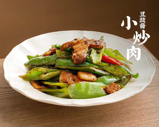 055-豆豉醬小炒肉 Stir-fried Pork Belly with Fermented Black Bean Sauce